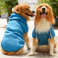 Buffalo Plaid Zipper Pocket Dog Cat Pet Clothes Sweatshirt
