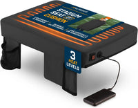 Alpcour Portable Heated Extra Thick Stadium Seat Cushion - 21x 15 Inch Bleacher Cushion With Side Pocket