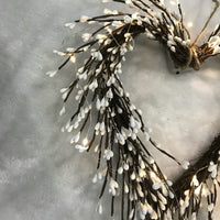 Heart Love Wreath With Lights