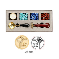 Wax Wooden Handle Seal Gift Set