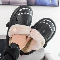 Winter Shark House Slippers