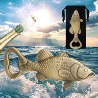 Sea Bass Bottle Opener With Velvet Bag
