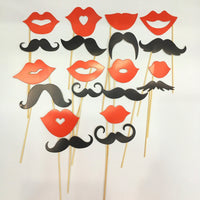Hand Holding Wedding Funny Photography Props Paper Beard