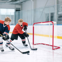 Soccer Goal, All Weather Practice Hockey Soccer Net With Steel Frame, PE Mesh For Backyard, Easy Assembly