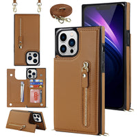 Multi-function Crossbody Wallet iPhone Case