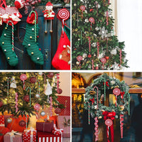 Candy Cane Stripe Christmas Tree Ornaments