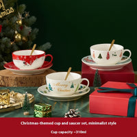 Gift Box British Teapot Gold-plated Coffee Set Ceramic Tea Set Christmas Gift