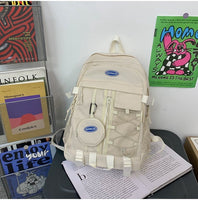 Mochila de escuela secundaria de gran capacidad para estudiantes universitarios
