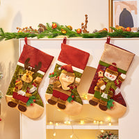 Plush 3D Christmas Stockings