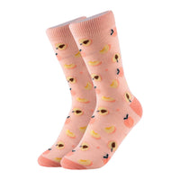 Peach Novelty Socks
