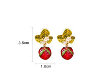 Vintage Style Strawberry Earrings
