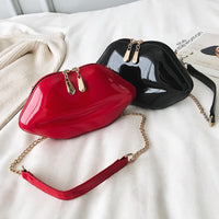 Lips Chain Shoulder Bag