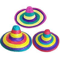 Chapeau sombrero arc-en-ciel