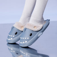 Winter Shark House Slippers
