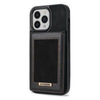Card Holder Leather iPhone Case Photo Frame Magnetic Snap Protective