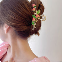 Strawberry Metal Hair Clip