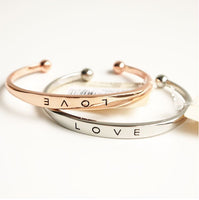 Love Cuff Bangle Bracelet