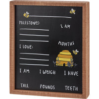 Bee - Inset Milestone Sign