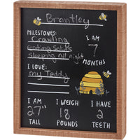 Bee - Inset Milestone Sign