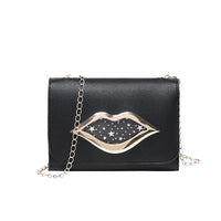 Lips sweet chain chain messenger bag