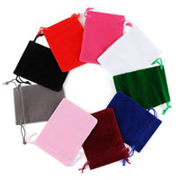 Velvet Drawstring Jewelry Gift Bags (10 Pcs)