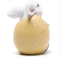 Easter Bunny Egg Resin Sculpture