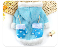 Winter Mittens Hoodie Pet Sweatshirt