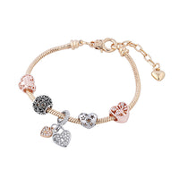 Girls Wild Heart-shaped Lucky Tree Hollow Bracelet