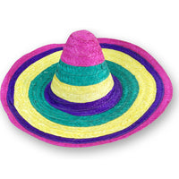 Chapeau sombrero arc-en-ciel