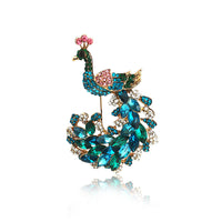 Broche De Pavo Real Moda Retro Europea Y Americana