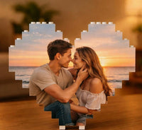 Photo Of A Heart-shaped Building Block Set