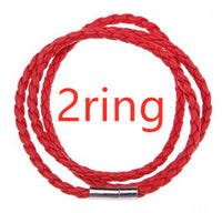 Bracelet tressé en cuir véritable, perles en acier inoxydable personnalisées, bracelet à breloques avec nom