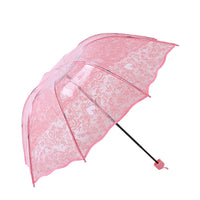 Parapluie pliant en dentelle, super épais, protection de l'environnement