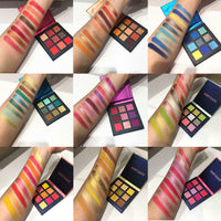Beauty Glazed 9-colors Eyeshadow Palettes Solar System Planets