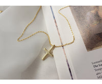 18k Gold 925 Sterling Silver Cross Jewelry