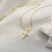 18k Gold 925 Sterling Silver Cross Jewelry