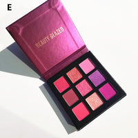 Beauty Glazed 9-colors Eyeshadow Palettes Solar System Planets