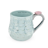 3D Iridescent Finished Ceramic Mermaid Mug