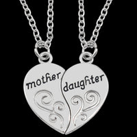 Collier Amour En Deux Parties Mère Et Fille