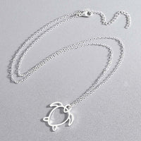 Collar de animal, cadena de clavícula femenina, colgante de pingüino, collar de acero inoxidable