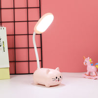 Lampe de nuit à chargement USB LED pour animaux de compagnie de dessin animé