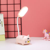 Lampe de nuit à chargement USB LED pour animaux de compagnie de dessin animé