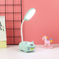 Lampe de nuit à chargement USB LED pour animaux de compagnie de dessin animé