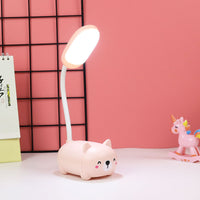 Lampe de nuit à chargement USB LED pour animaux de compagnie de dessin animé