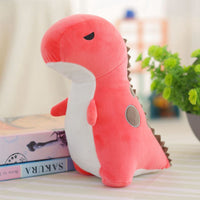 Juguete de peluche de dinosaurio de dibujos animados brillante