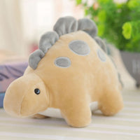 Juguete de peluche de dinosaurio de dibujos animados brillante