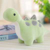 Juguete de peluche de dinosaurio de dibujos animados brillante