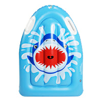 Planche de surf gonflable pour enfants, planche de natation portative en forme de requin
