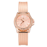 Stainless Steel Bracelet Watch Three-Piece Gift Box Set
