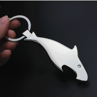 Ouvre-bouteille requin diamant, fonction de personnalisation personnalisée, porte-clés, petit cadeau, Logo personnalisable pour hommes